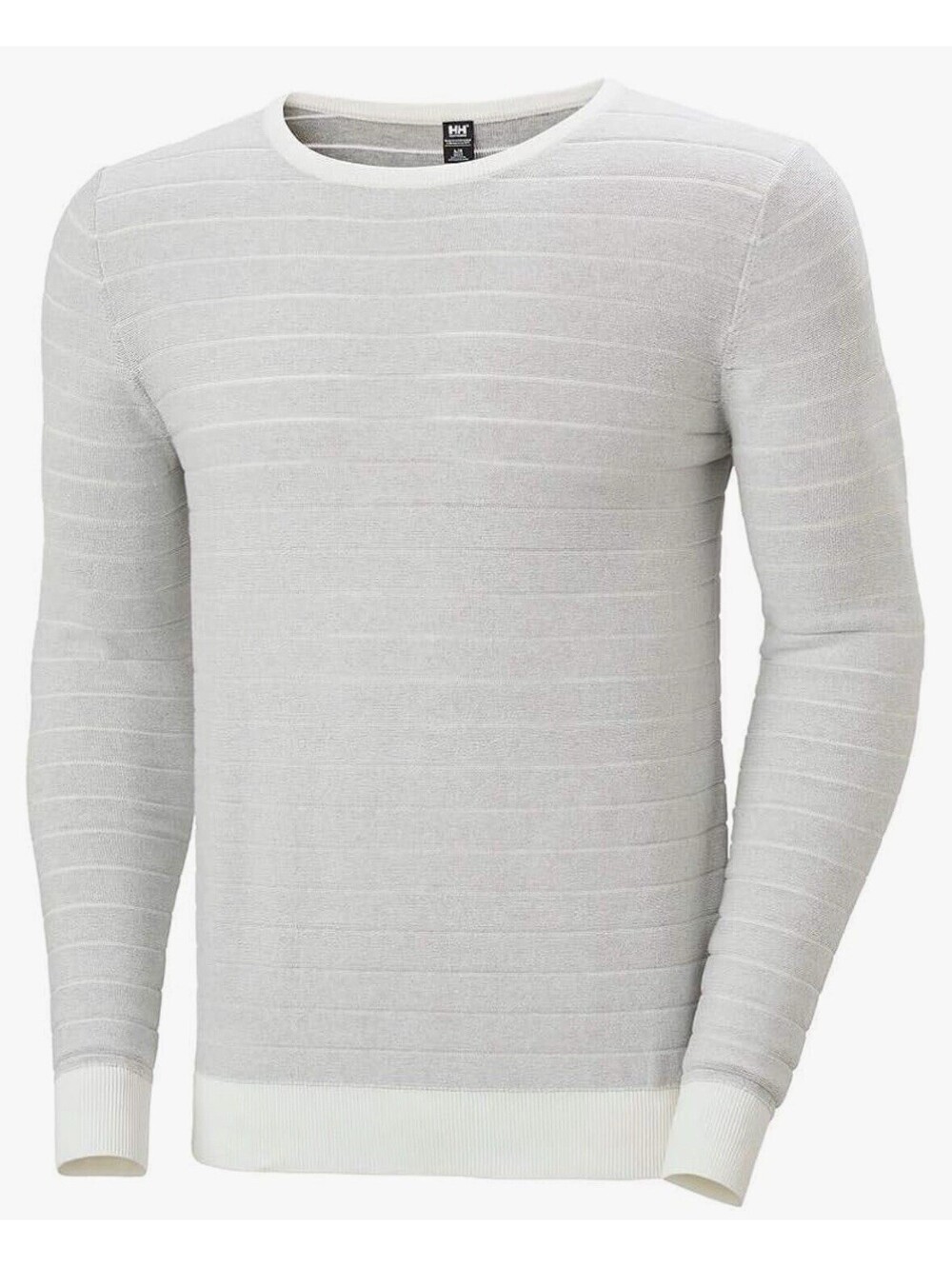 Helly Hansen Men’s Fjord Summer Knit Long Sleeve Cotton Shirt Size XS Off White
